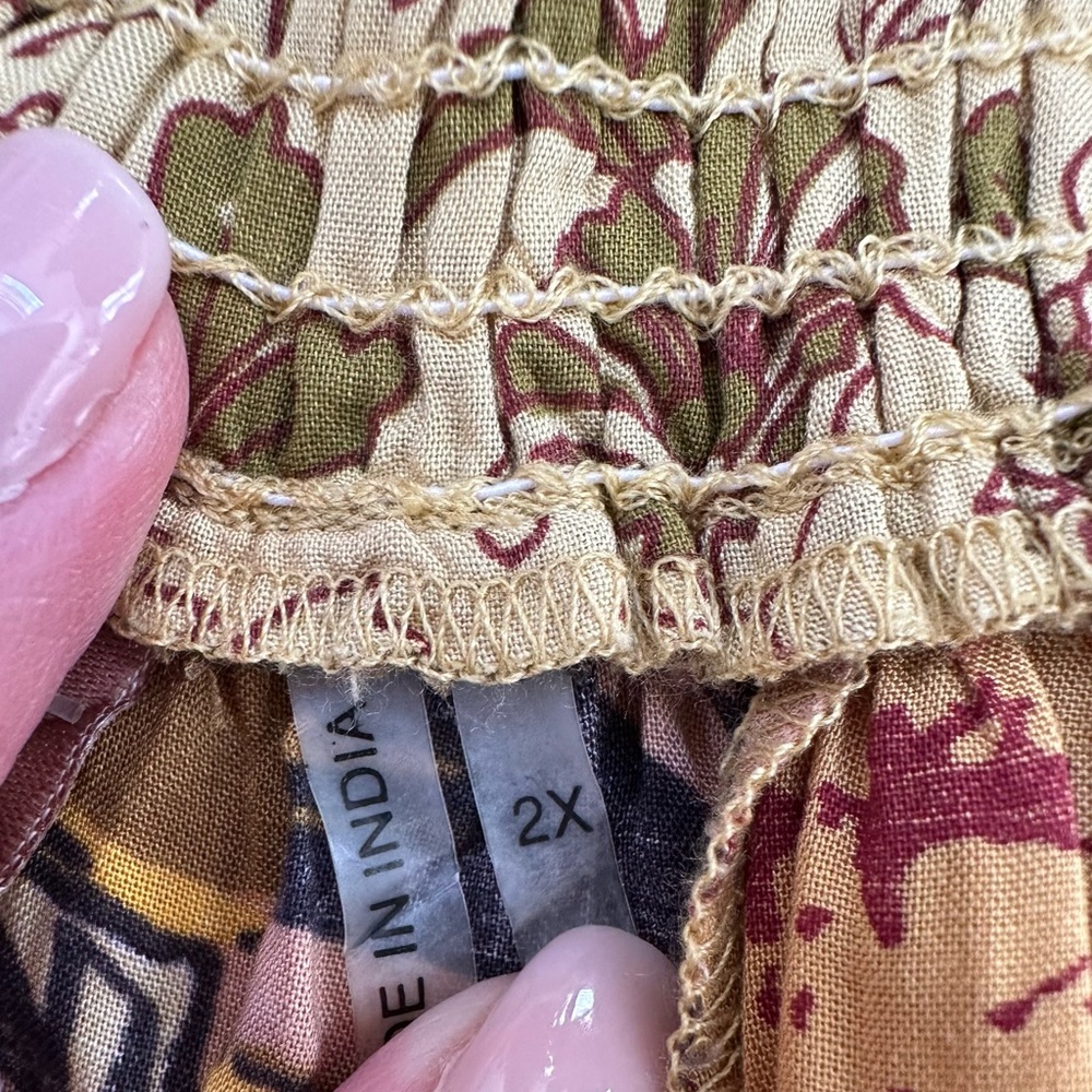 Soft Surroundings Patchwork Maxi Skirt - image 3